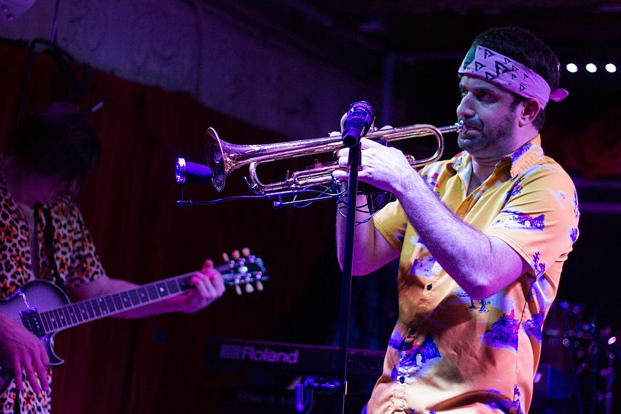 K.C. on trumpet