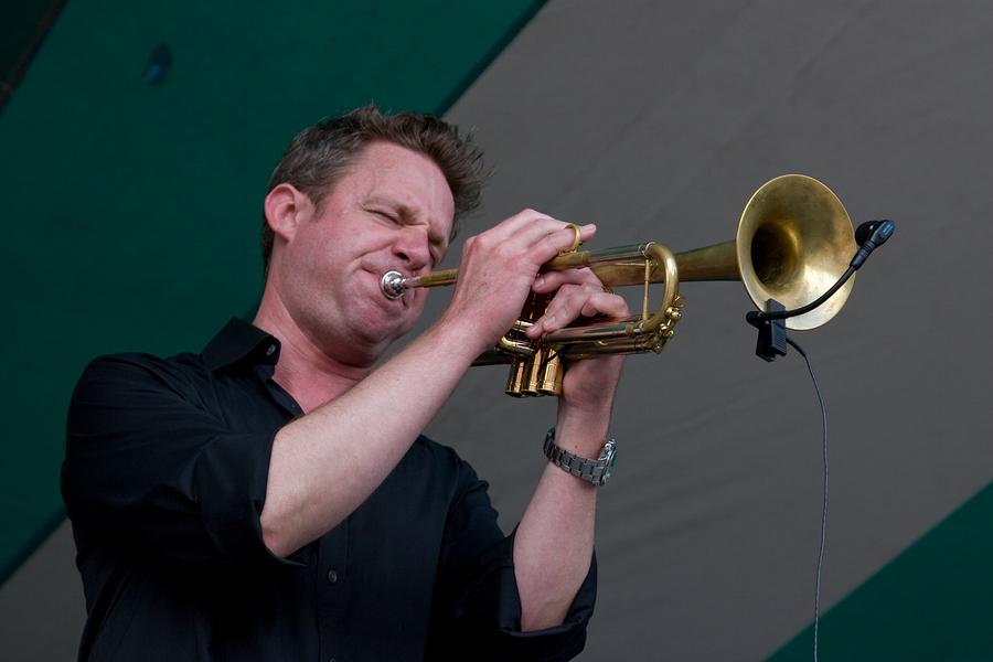 Jeremy Davenport on trumpet