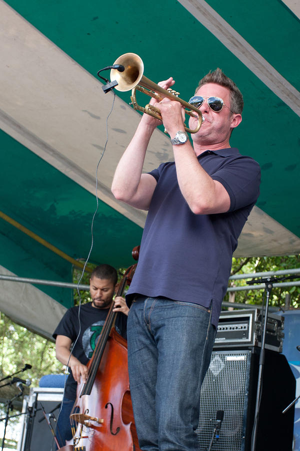 Jeremy Davenport on trumpet