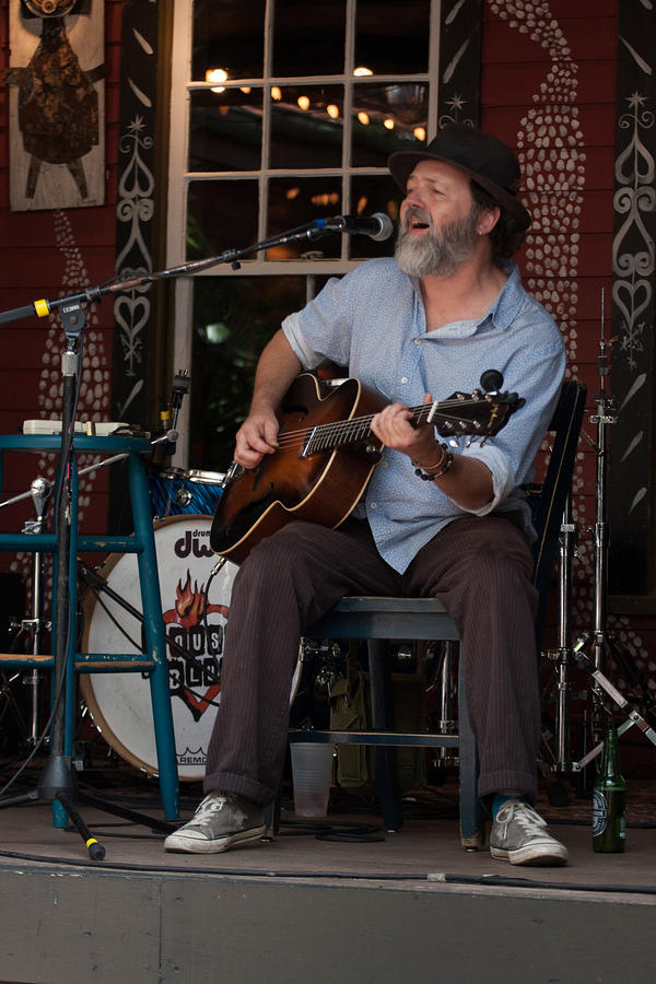 Carey Hudson on guitar
