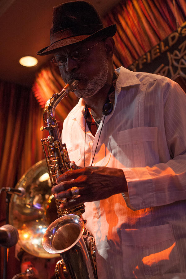 Roger Lewis on sax