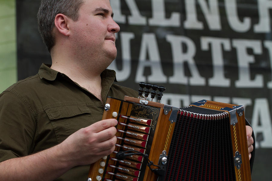 John Dowden on accordion