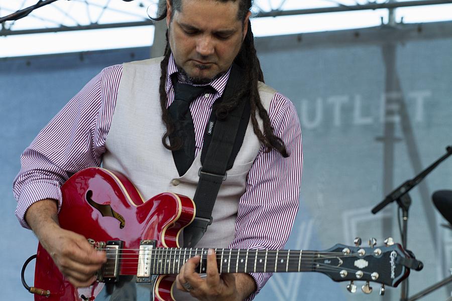 John Duque on guitar
