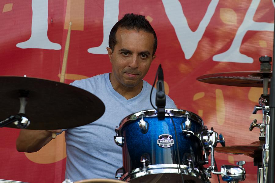 Troy Davis on drums