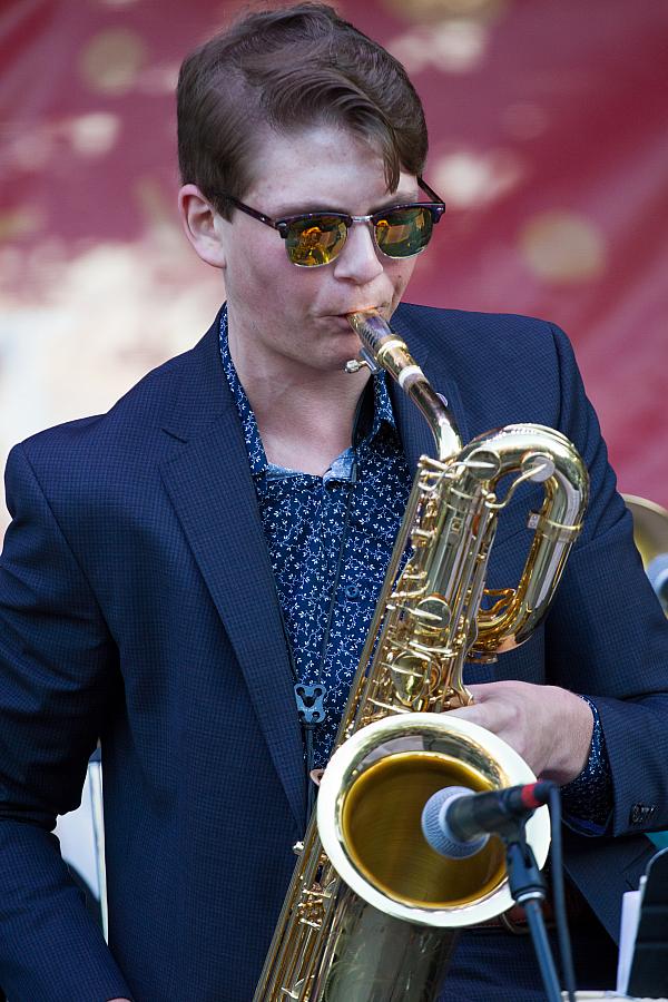 Ian Kelly on sax
