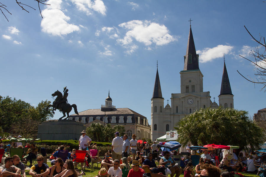 Inside Jackson Square