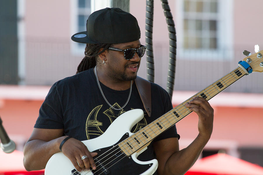 Khris Royal on bass