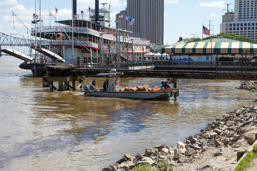 Oil Spill on the River