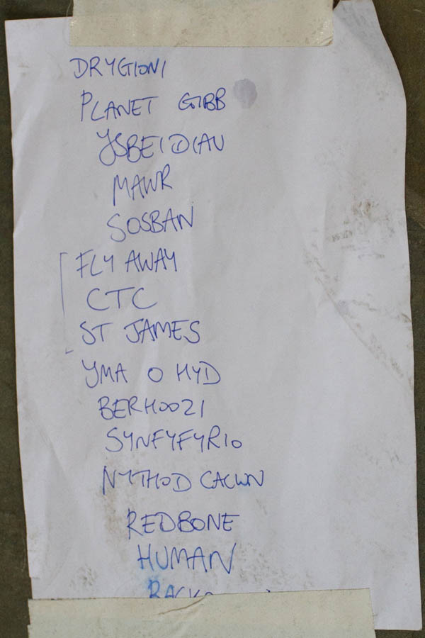 Llareggub Brass Band set list