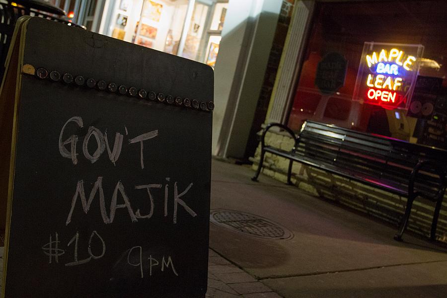 Gov't Majik at 9 PM ...ish