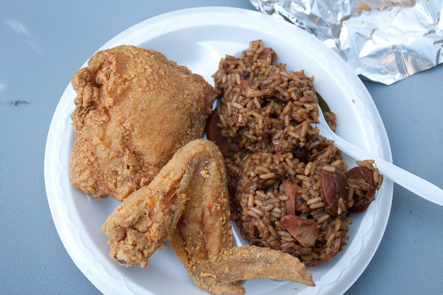 Jambalaya, Fried Chicken combo