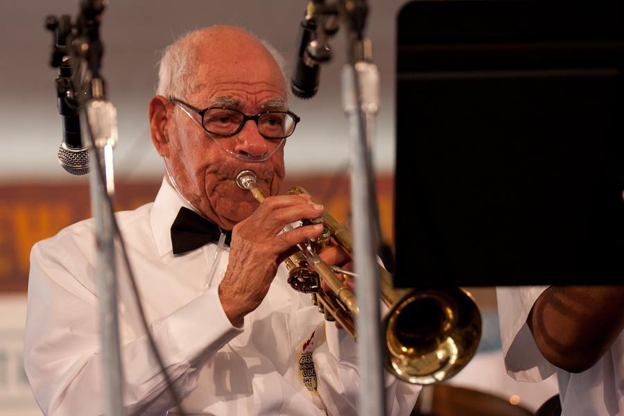 Lionel Ferbos on trumpet