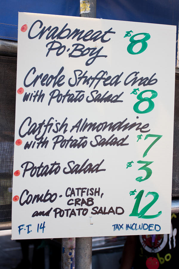 Stuf Hapn Event Catering menu