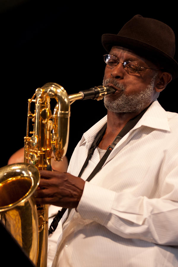 Roger Lewis on tenor sax