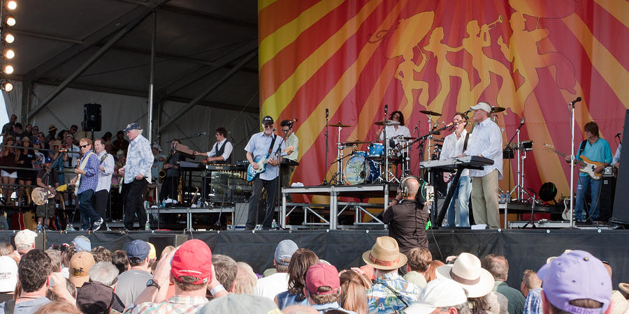 The Beach Boys on the Acura stage