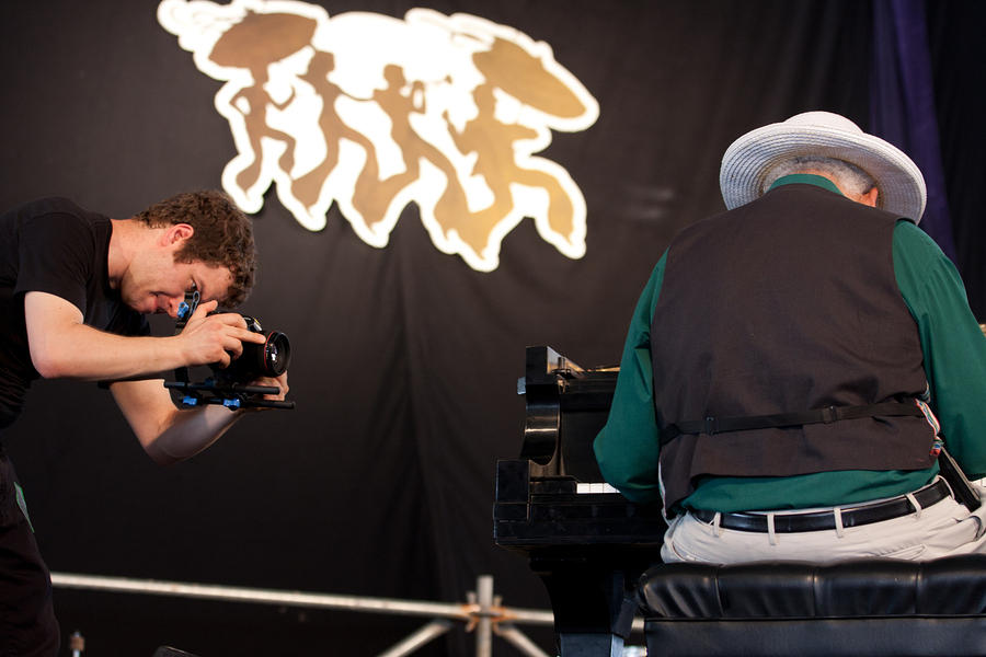 Photographer with Ellis