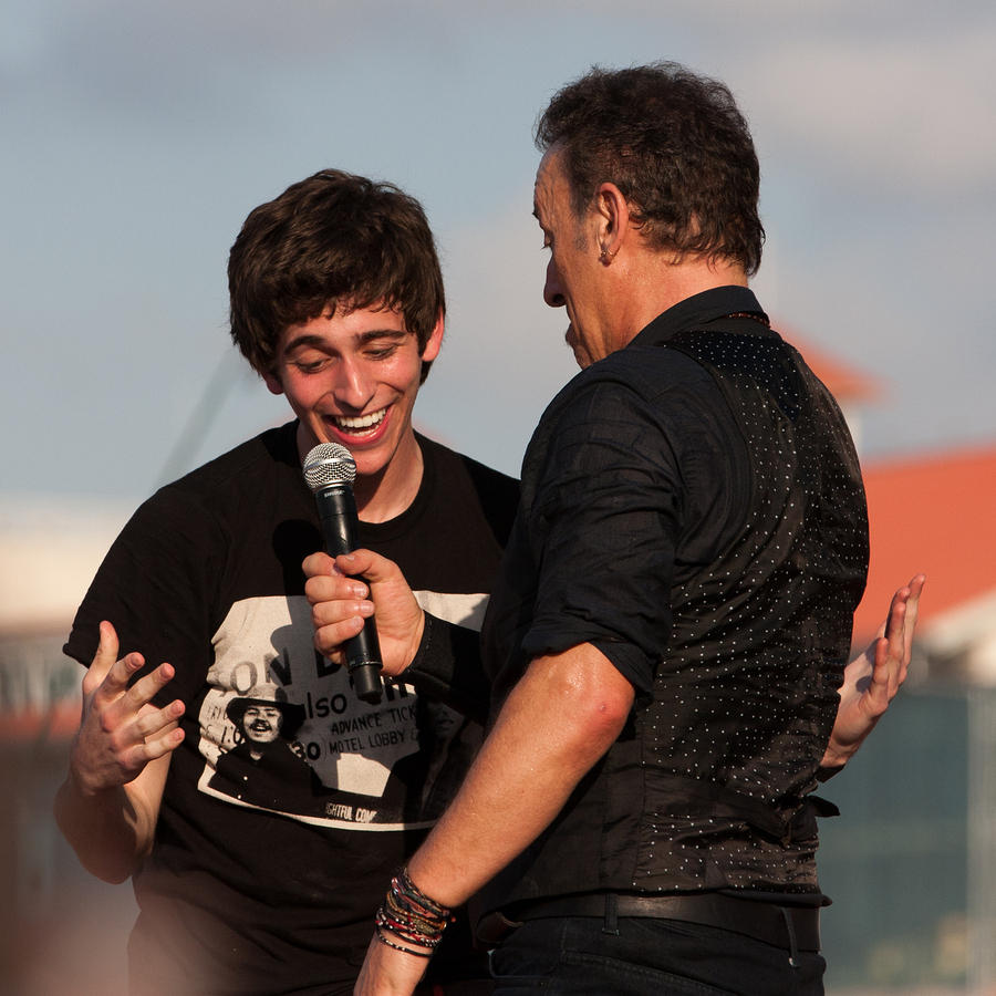 Bruce with fan