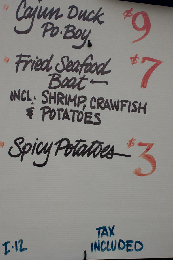 Troncoso menu