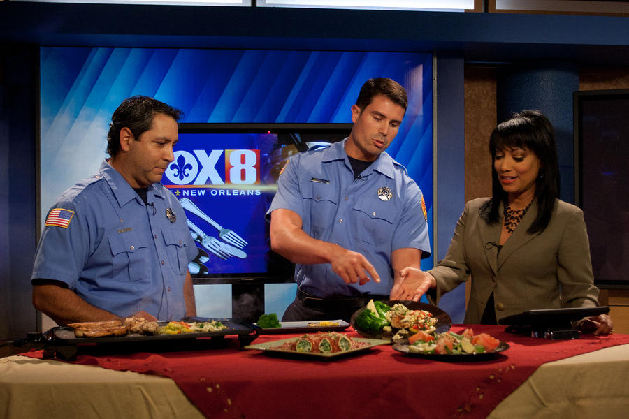 Liz and firefighters of the JPFD