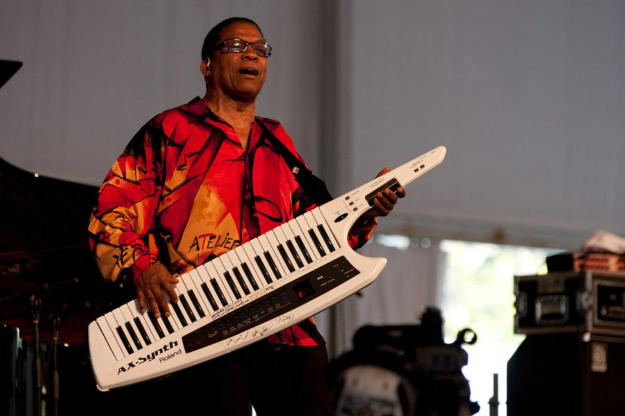 Herbie Hancock on keytar