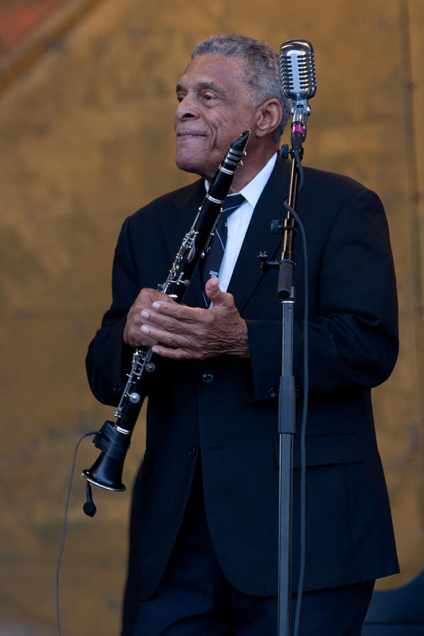 Charlie Gabriel with clarinet