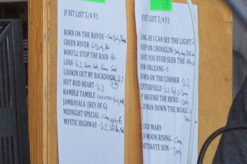 John Fogerty set list