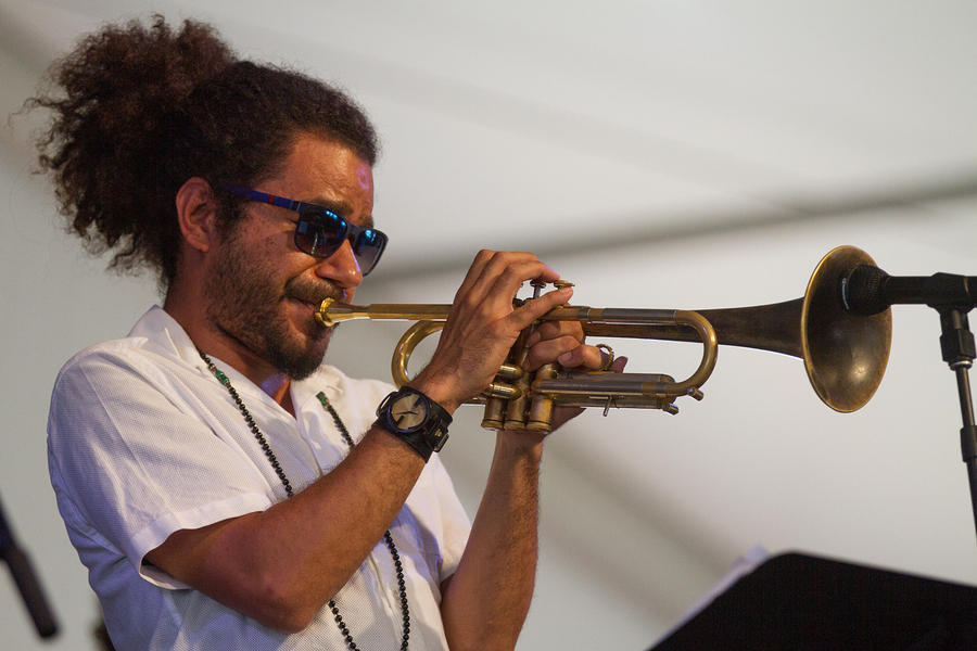 Ashlin Parker on trumpet
