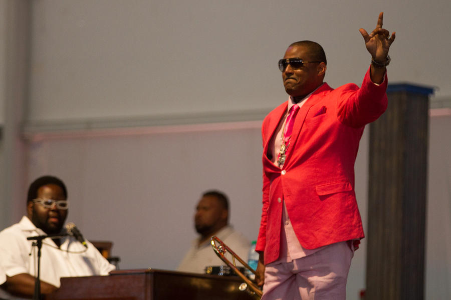 Glen David Andrews takes the stage
