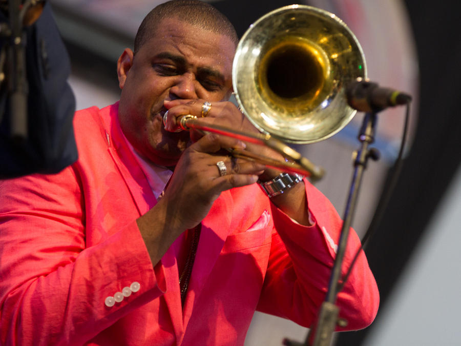 Glen David Andrews on trombone