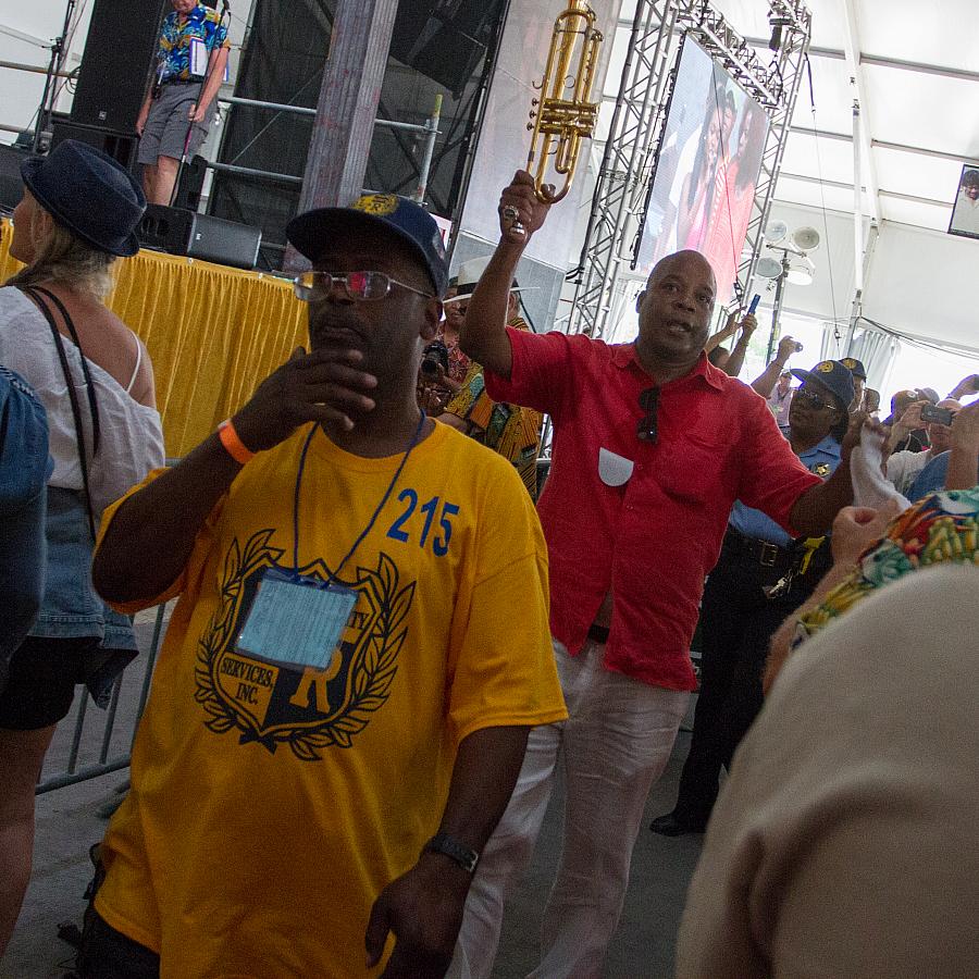 James Leads the Second Line