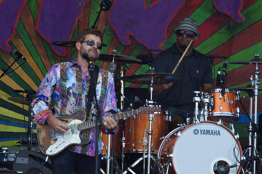 Tab Benoit on guitar