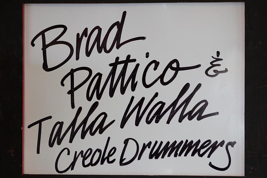 Brad Pattico and Talla Walla Creole Drummers