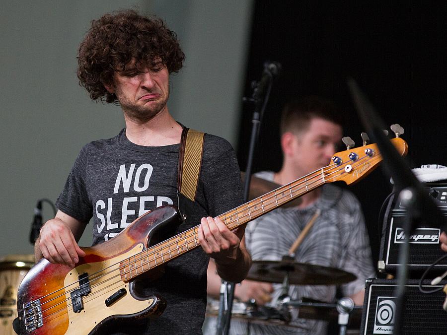 Michael League on guitar