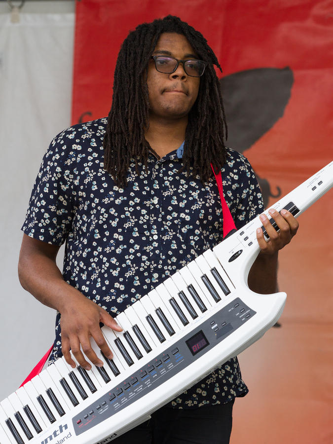 Mathew Means on keytar