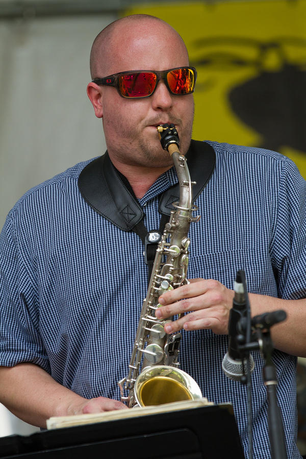 Marcus Ballard on sax
