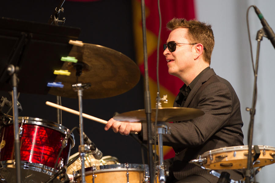 Stanton Moore on drums