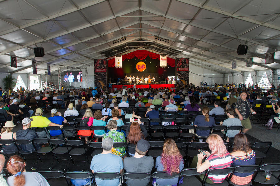 Jazz Tent Crowd for John Boutte