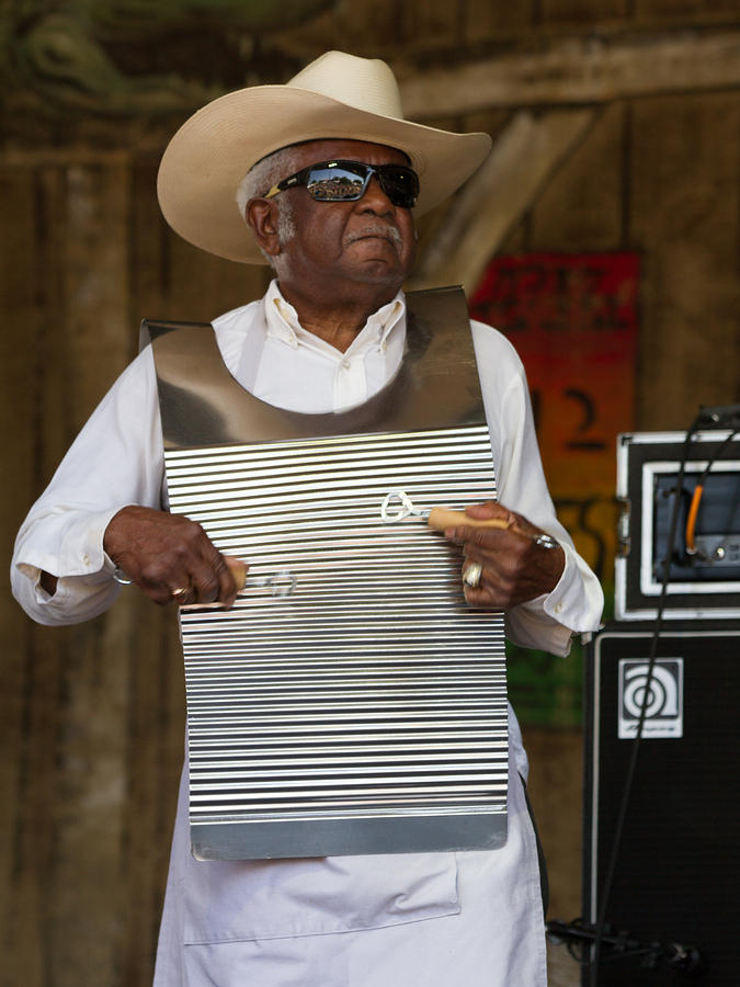 'Zydeco Joe' on washboard