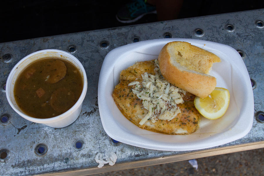 Creole Filé Gumbo, Trout Baquet