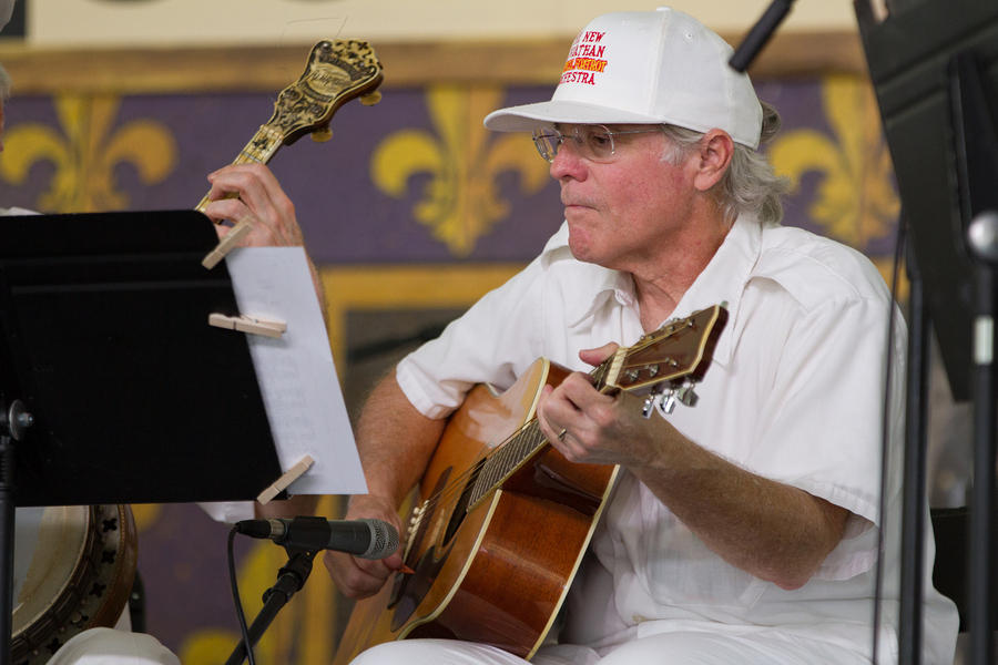 Charles Chamberlain on guitar