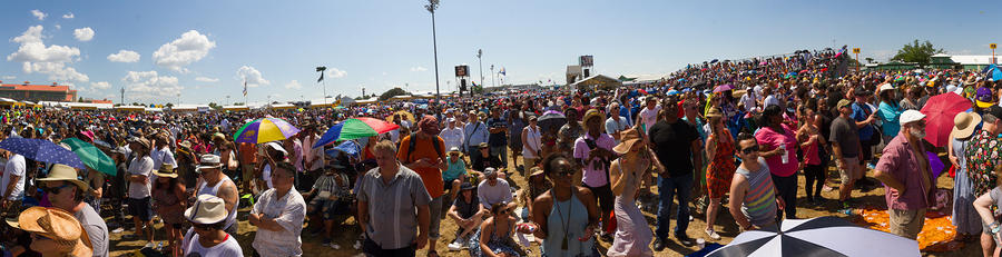 Congo Square Crowd Panorama