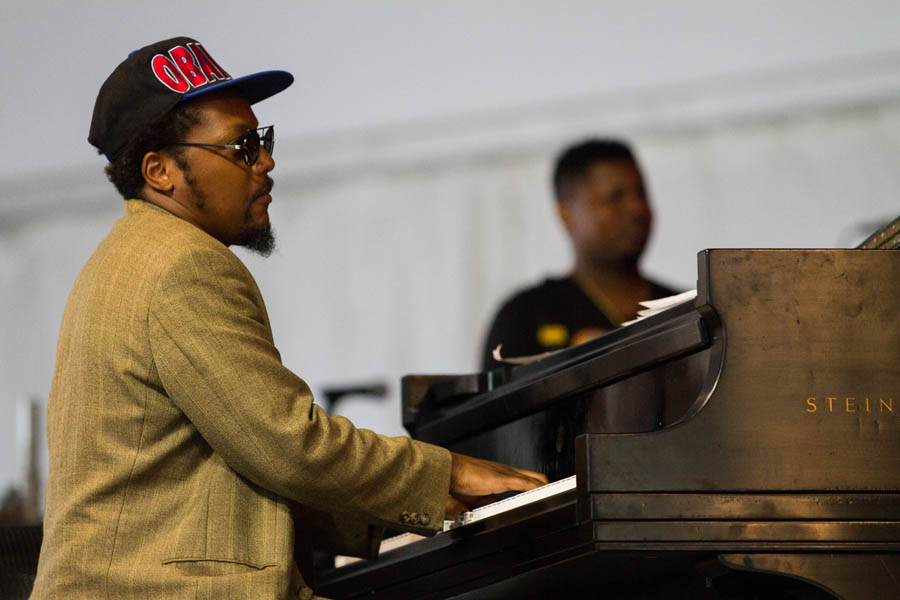 Jesse McBride on piano