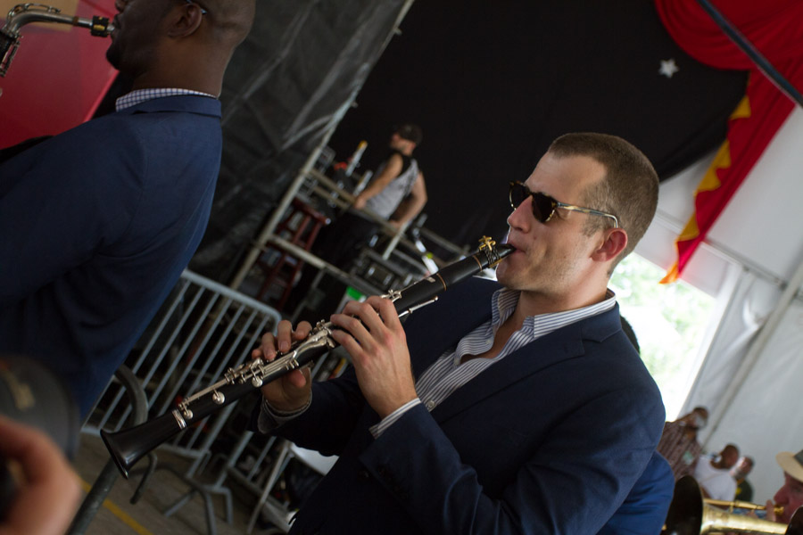 Gregory Agid on clarinet