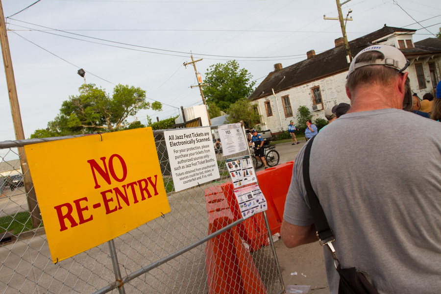 No Re-Entry