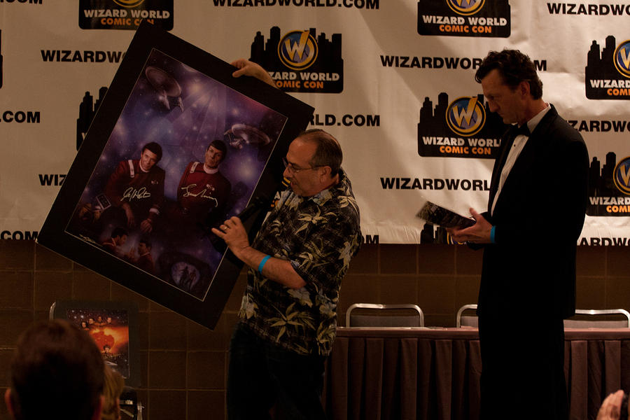 Signed poster auction