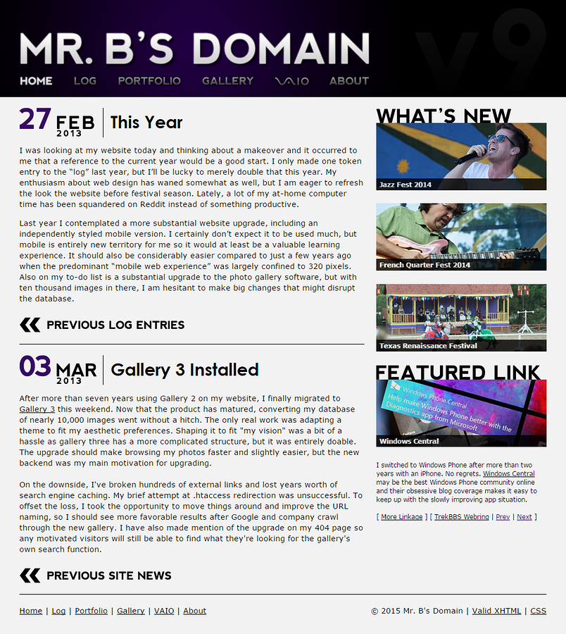 Mr. B's Domain - v9