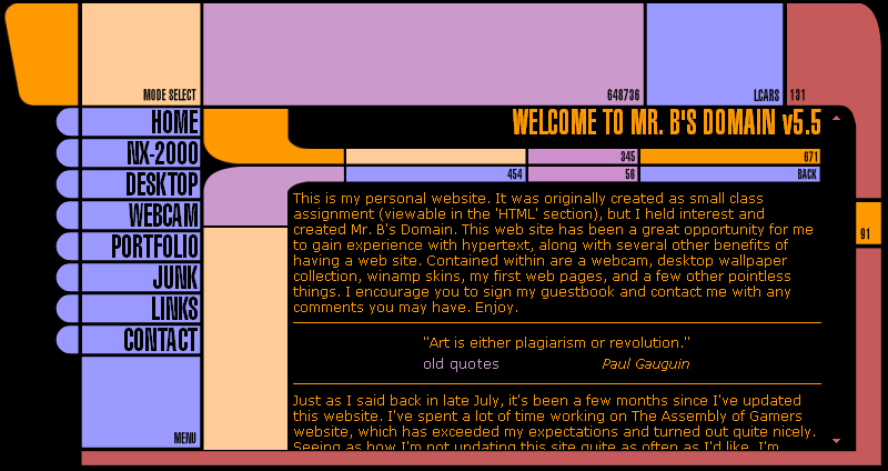Mr. B's Domain - v5