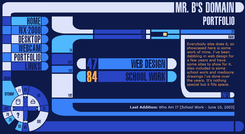 Mr. B's Domain - v6 - Portfolio