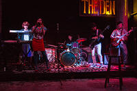 The band at The Den