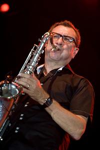 Larry Klimas on sax
